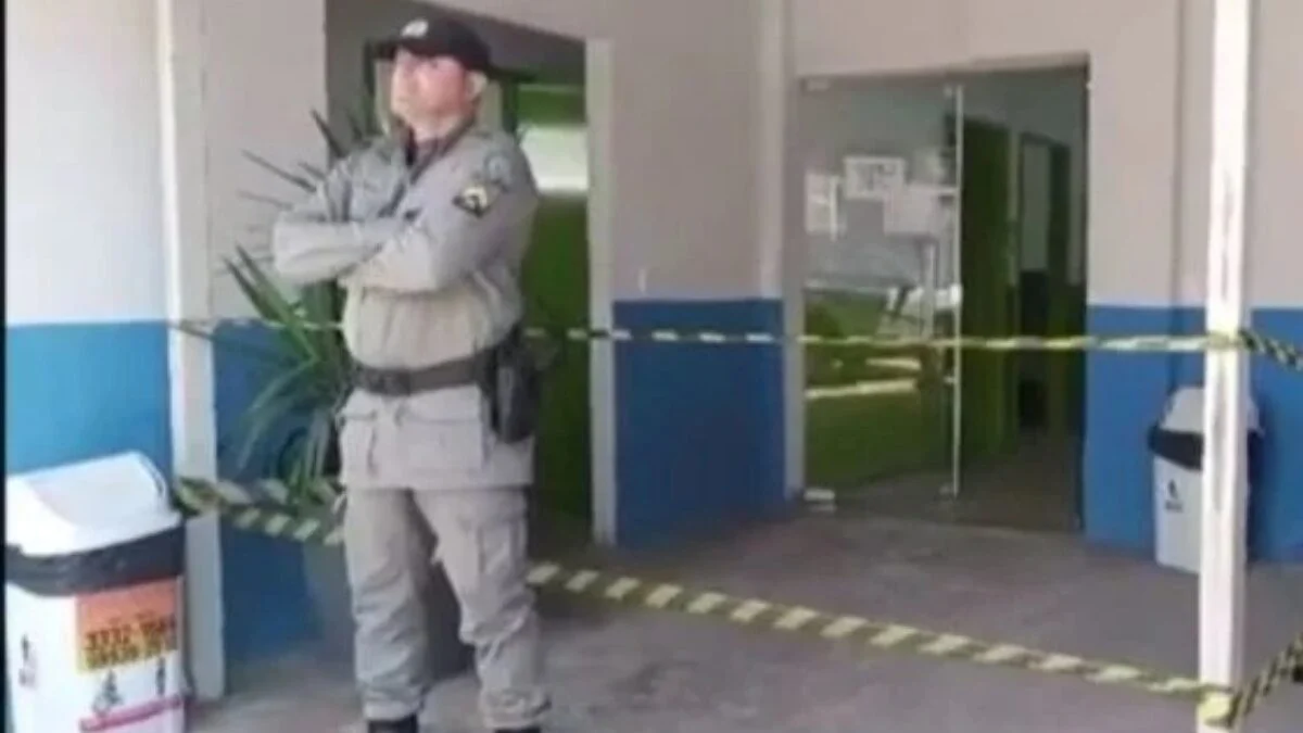 Após o atentado o local foi isolado e passou por perícia (Foto Reprodução)