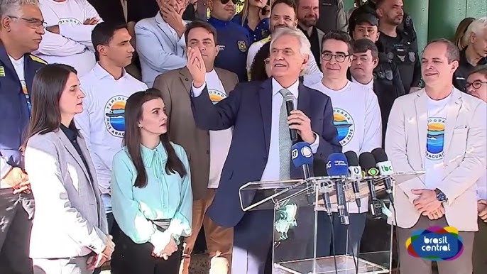 A temporada do Araguaia 2025 foi lançada pelo governador Ronaldo Caiado, no Palácio das Esmeraldas. Foto: Altair Tavares